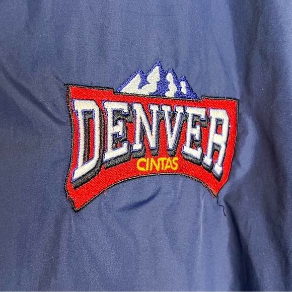 028. Denver Nuggets Windbreaker navy blue XL - Picture 9 of 9